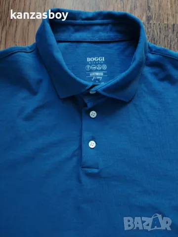 boggi milano high twisted jersey - страхотна мъжка тениска КАТО НОВА ХЛ
