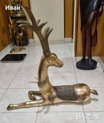 Елен месинг бронз огромна статуя фигура уникат, снимка 2 - Антикварни и старинни предмети - 51495642