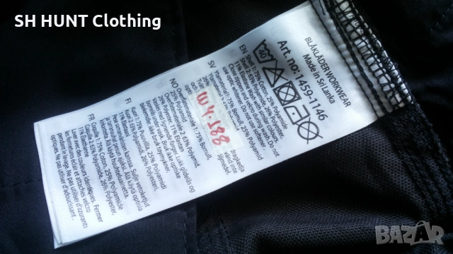 BLAKLADER 1459-1146 Service Stretch Work Trouser размер 48 / S - M работен панталон W4-188, снимка 16 - Панталони - 52026547