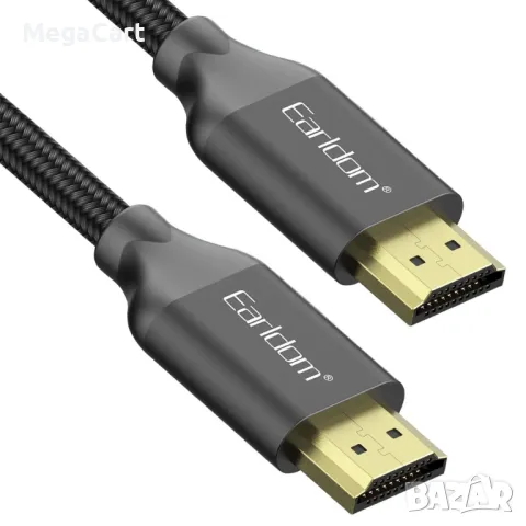 Кабел Earldom ET-W26 HDMI - HDMI, 5м., 4K, С оплетка, Черен, снимка 3 - Кабели и адаптери - 48752505