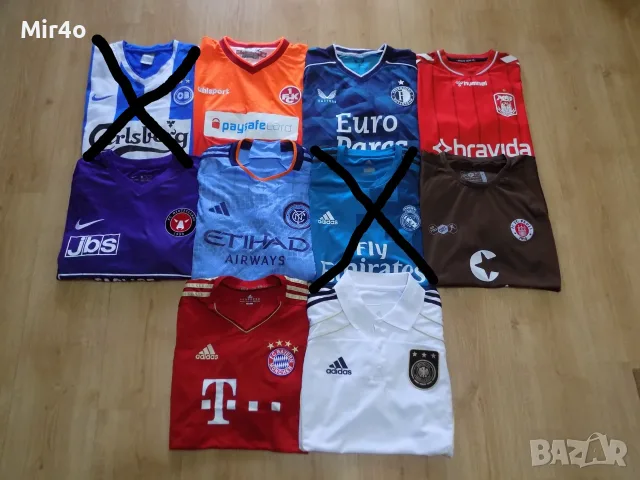 футболни тениски feyenoord bayern munich aarhus fc st. pauli germany kaiserslautern екип