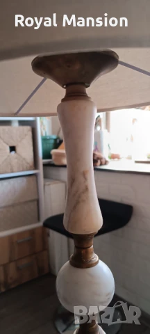 Лампиони от египетски мрамор стил барок, снимка 8 - Лампиони - 51032219