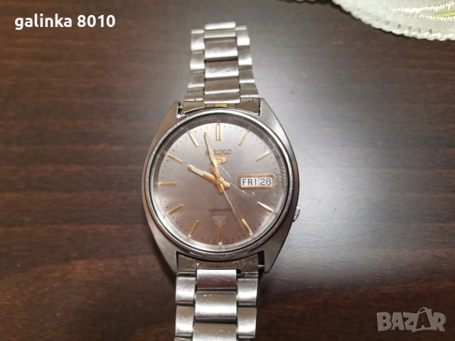 Стар часовник Сейко, снимка 2 - Антикварни и старинни предмети - 52585478