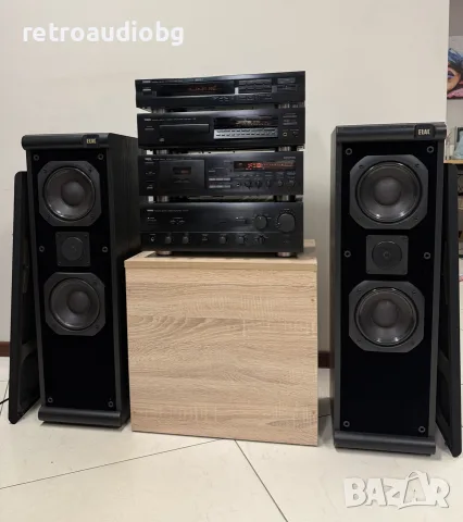 🔊Ретро аудио сет YAMAHA - Усилвател, CD плеър, триглав дек и тунер🔉, снимка 6 - Аудиосистеми - 55999366