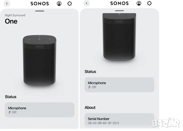 Sonos  One Gen2, снимка 2 - Тонколони - 55981318