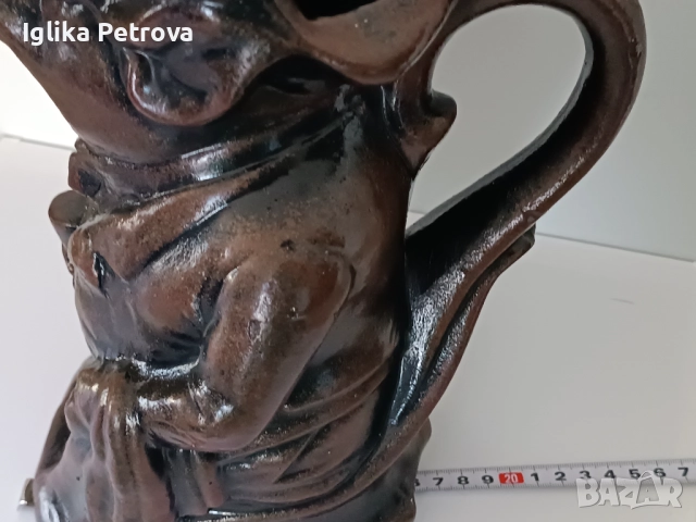 Ретро, винтидж,керамична кана, снимка 9 - Антикварни и старинни предмети - 51793534