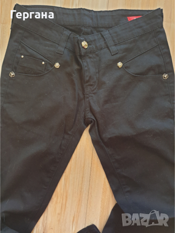 Черен марков панталон , снимка 2 - Панталони - 36316931