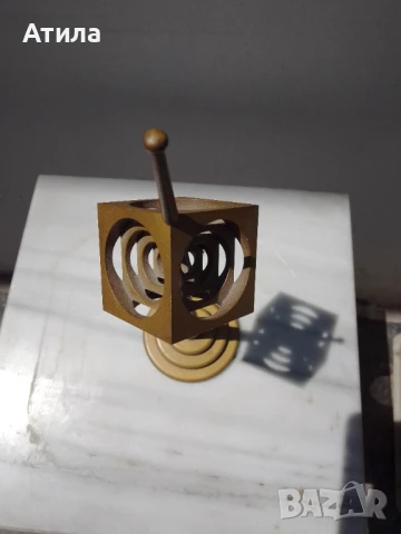 скулптура бронз 26 см, снимка 2 - Други - 50600978