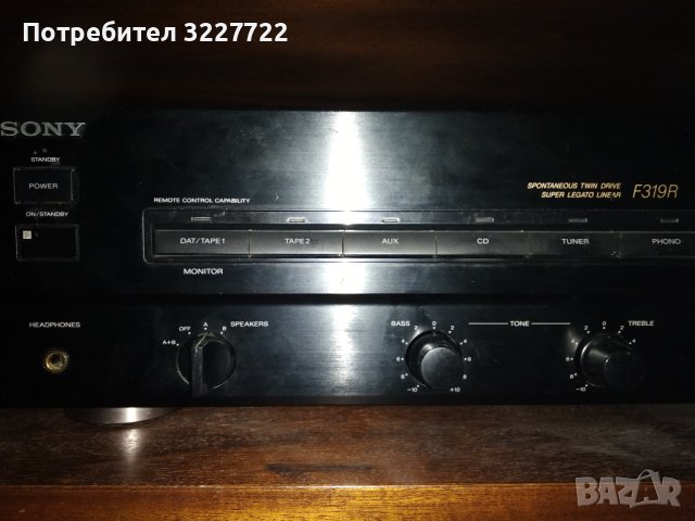 Sony ta f319r транзисторен усилвател, снимка 2 - Ресийвъри, усилватели, смесителни пултове - 41343072