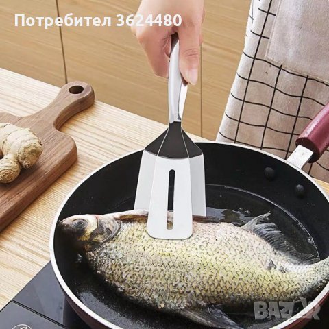 Двойна шпатула за скара , снимка 4 - Прибори за хранене, готвене и сервиране - 39986970