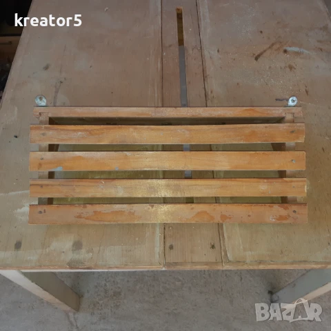 Стара дървена закачалка, снимка 2 - Антикварни и старинни предмети - 50566968