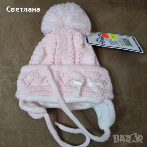 Бебешка зимна шапка, снимка 2 - Бебешки шапки - 52748052