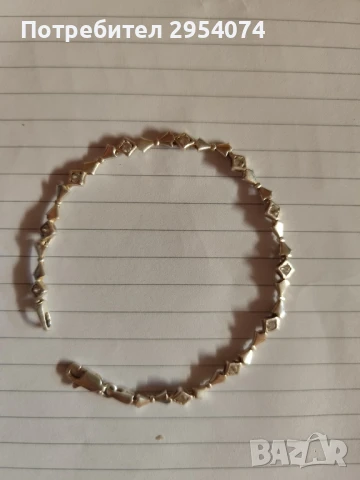 красива сребърна гривна 15лв