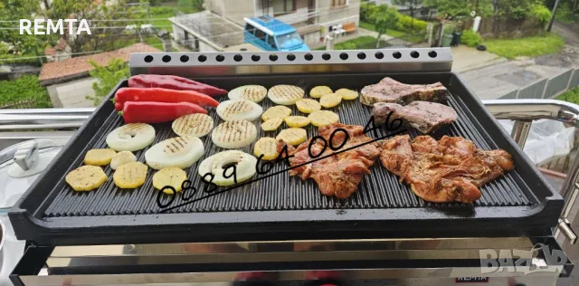 Професионална Газова Скара Чугунена Плоча Оребрена 70см-Турция, снимка 2 - Обзавеждане за заведение - 46901897