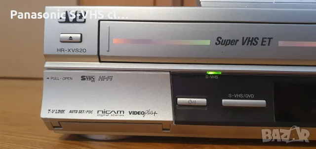 JVC HR-XVS20EK DVD player & Video  S-VHS, снимка 3 - Плейъри, домашно кино, прожектори - 56246323