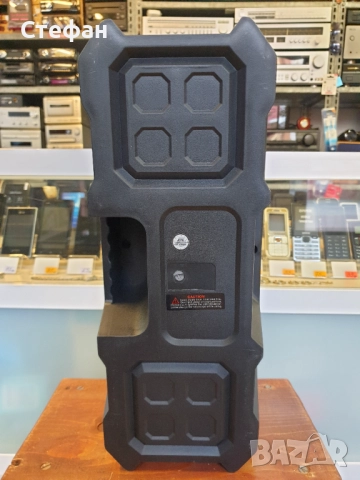 Преносима активна тонколона KTS-1048 2x4" с вграден усилвател, микрофонен вход и Bluetooth  Караоке , снимка 7 - Bluetooth тонколони - 51977212