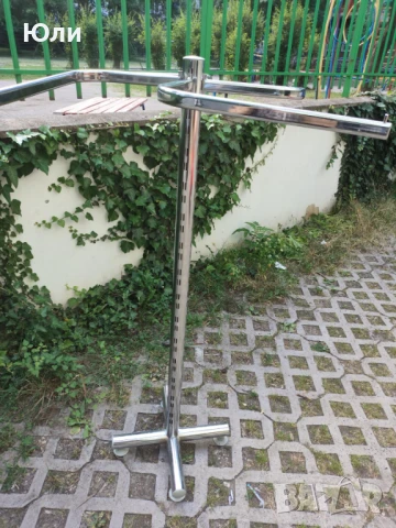 Щендер за дрехи четирилъчев - 1 бр., снимка 4 - Стелажи и щандове - 50694429
