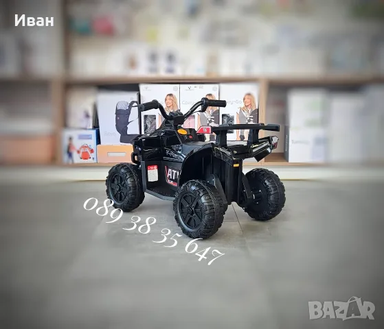 ТОП ЦЕНА!НОВО!Акумулаторно ATV/бъги Dune BLACK с 12 V батерия,USB,потегляне чрез ръкохватка, снимка 5 - Детски велосипеди, триколки и коли - 55746710