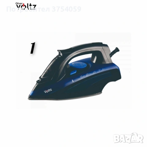 Парна ютия с керамична плоча,3000W,прозрачен резервоар, снимка 3 - Ютии - 53079145