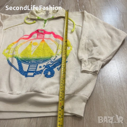 Винтидж суитшърт от 80-те години, San Diego California Earth Now, размер XL, снимка 5 - Суичъри - 53412407