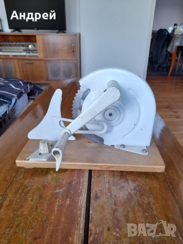 Стар уред за рязане на хляб,колбаси,резачка #5, снимка 3 - Антикварни и старинни предмети - 52228015