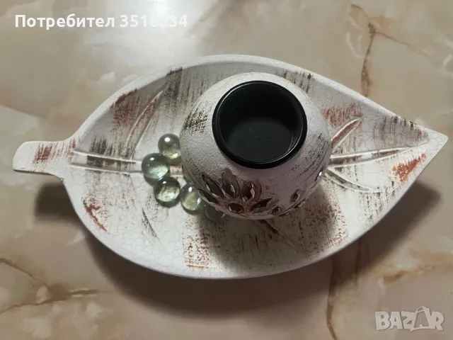 Декоративен свещник , снимка 2 - Декорация за дома - 48339536