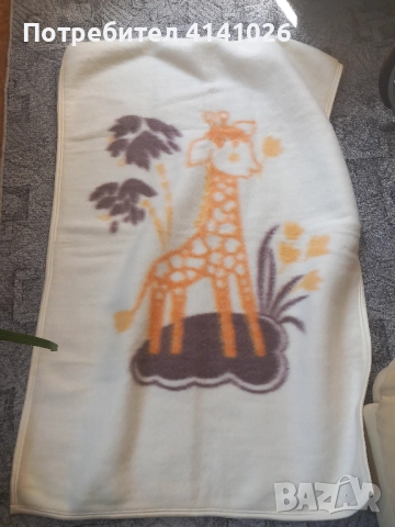 Ново бебешко одеяло  - Жираф  детско одеялце