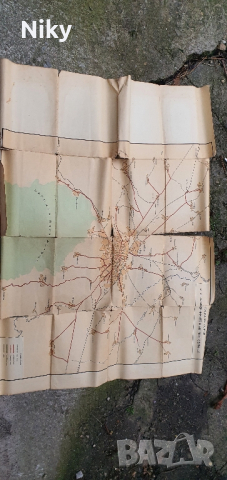 Стари указатели и карта на София 1957г., снимка 12 - Антикварни и старинни предмети - 44671123