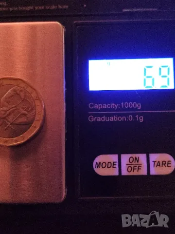  Мини електронна везна Цифрова джобна везна Баланс Везна за тегло Преносима джобна везна,1000грама, снимка 2 - Друга електроника - 47352230