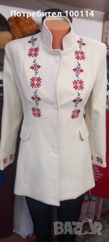 Дамско палто с качулка с естествен пух в 4 цвята, снимка 4 - Палта, манта - 52233731