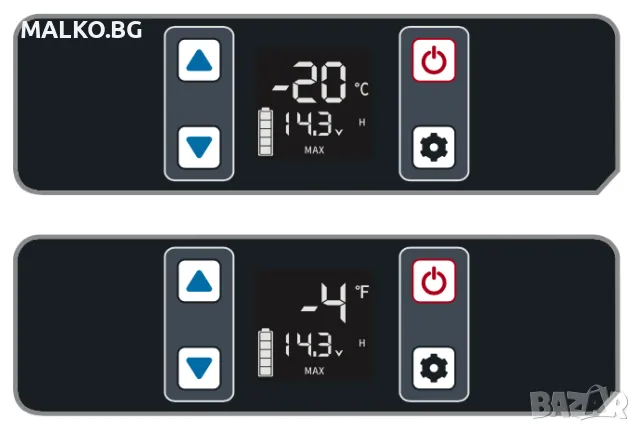 Преносими компресорни портативни хладилници фризер Diniwid 12/24/220V 35/45/55 литра, снимка 4 - Хладилници - 49807719