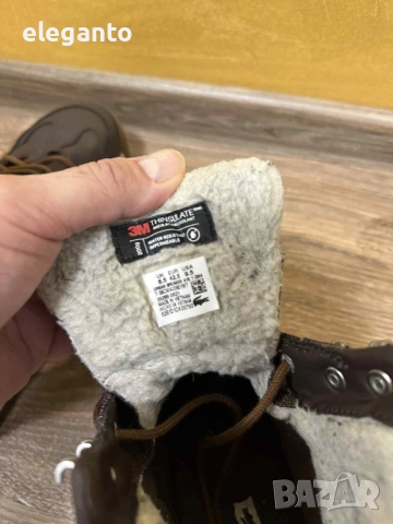 Мъжки зимно обувки  Lacoste Urban Breaker  Кожени , №42.5, снимка 8 - Други - 52163267