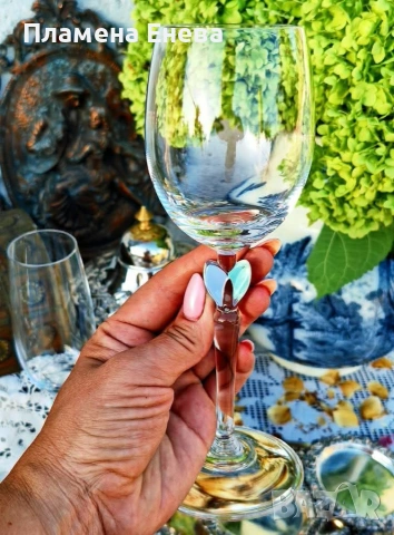 Кристален комплект чаши за двама – NACHTMANN ⚜️🥂, снимка 3 - Чаши - 53173319