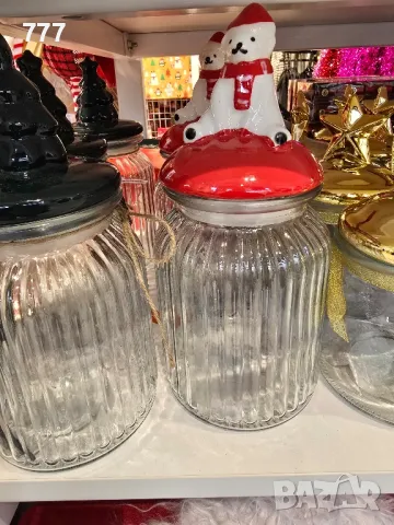 коледни буркани , снимка 2 - Буркани, бутилки и капачки - 48118377