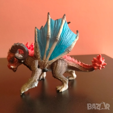 Колекционерска фигурка Schleich Dragon Battering Ram Дракон таран 70511 2014г, снимка 7 - Колекции - 44820356