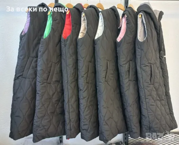 Дамски Двулицев Елек - Налични Различни Цветове Код LFS301, снимка 9 - Елеци - 49031363