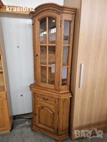 Масивна Ъглова Витрина внос от Германия! , снимка 3 - Секции и витрини - 53506970