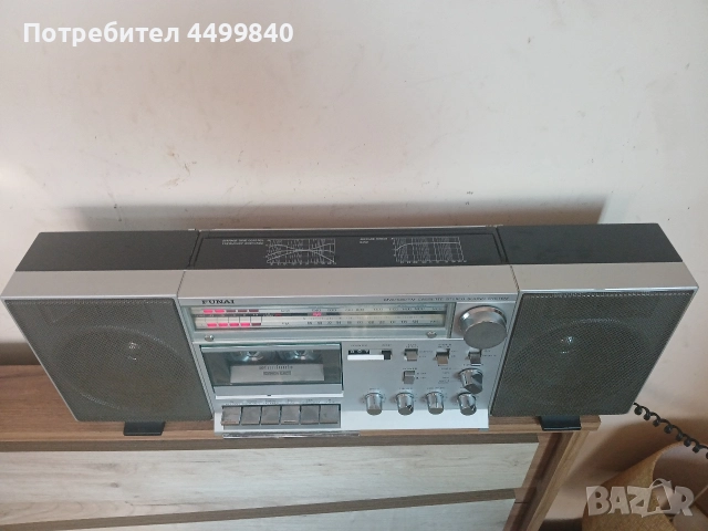 ПРОДАВАМ МНОГО РЯДЪК МОДЕЛ КАСЕТОФОН ( FUNAI- RCS-500 JAPAN) , снимка 2 - Радиокасетофони, транзистори - 52772691