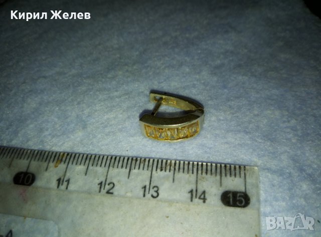 ЕЛЕГАНТНА СКЪПОЦЕННА СРЕБЪРНА ОБЕЦА СРЕБРО 925 АНГЛИЯ с ЮВЕЛИРНО ФАСЕТИРАНИ ПЛАНИНСКИ КРИСТАЛИ 40138, снимка 9 - Обеци - 42425334