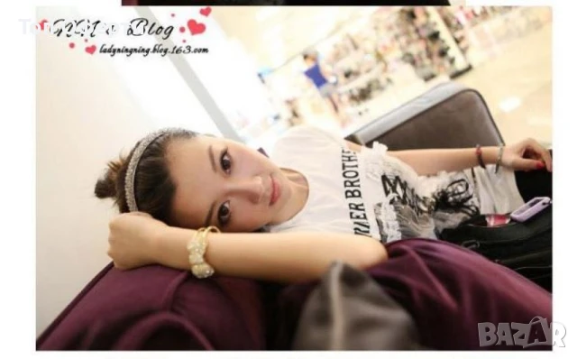 Модерна диадема за глава с камъни, снимка 7 - Аксесоари за коса - 49102350