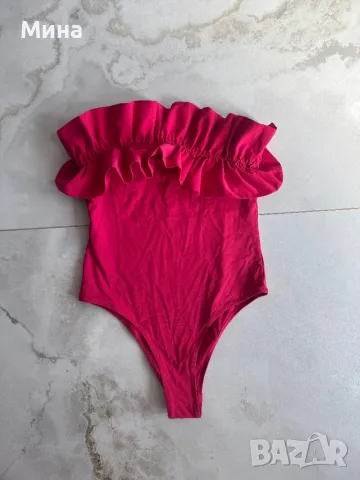 Цял бански Zara в цикламено