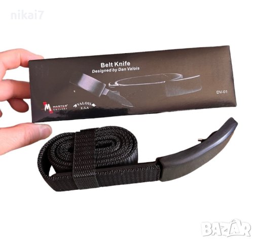 тактически колан+скрит нож в токата неръждаема стомана DanValois132cM, снимка 7 - Колани - 42072931