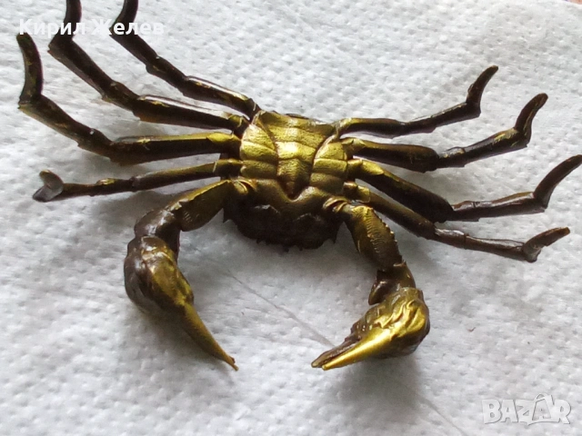 Бронзова фигурка на рак 24049, снимка 10 - Антикварни и старинни предмети - 53220857