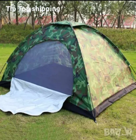 Камуфлажна четириместна палатка, снимка 2 - Палатки - 50368439