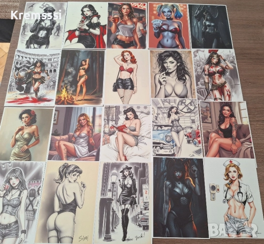 Еротична пощенска картичка секси момиче/еротика(лот)