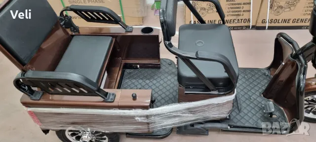 Електрическа триколка карго лукс двуместна и товарна , снимка 11 - Мотоциклети и мототехника - 50158578