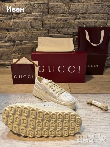 Gucci Tennis 1977 Дамски Обувки, снимка 3 - Кецове - 53020925