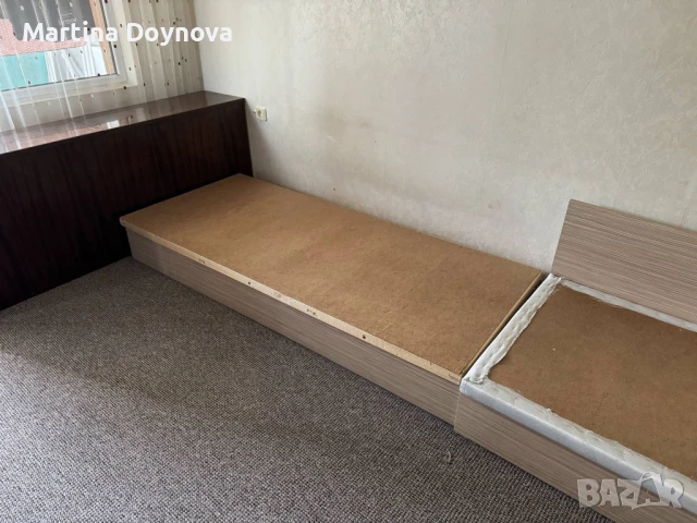 Две единични легла и голяма ракла, снимка 3 - Спални и легла - 50566121