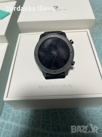 Смарт часовник Xiaomi AMAZFIT GTR 42mm Black, снимка 1 - Смарт часовници - 41548399