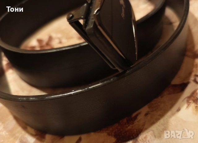 FAREO PAUL Оригинал Нов Автоматичен Мъжки Колан от Естествена Кожа 120см., снимка 10 - Колани - 52684539